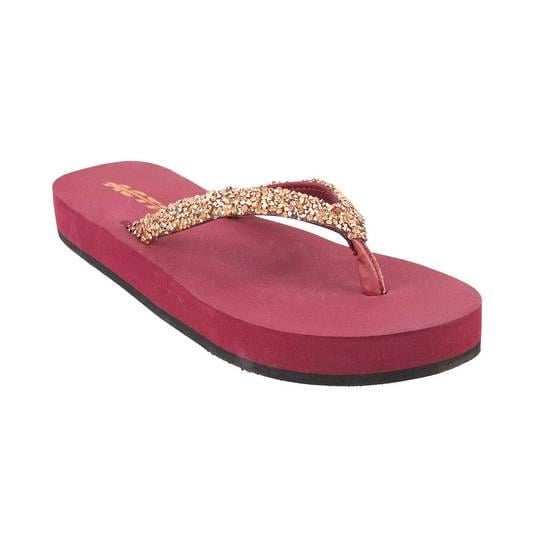 Activ Women Wine Casual Slippers