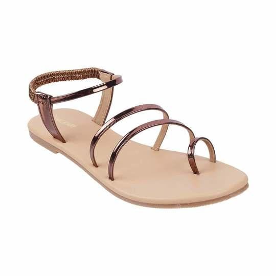 Walkway Women Bronze Casual Sandals