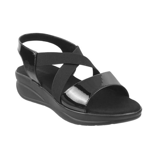 Sandals Women Fashion Women'S Casual Shoes Breathable Flats Slip-On Sandals  Womens Sandals Cloth Black 41 - Walmart.com