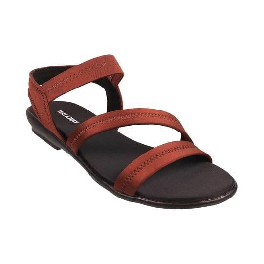 Buy online Black Slip On Sandals from flats for Women by Walkway for ₹299  at 0% off | 2024 Limeroad.com