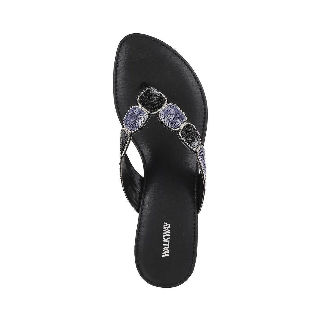 Buy Women's Black Slippers & Flip-flop Online at Best Prices Offers-sgquangbinhtourist.com.vn