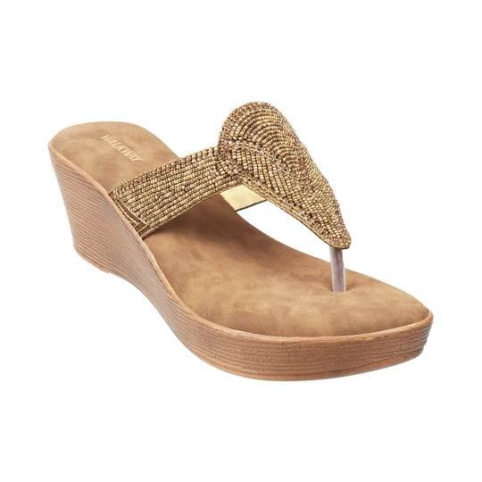 Walkway Antique-Gold Casual Slip Ons