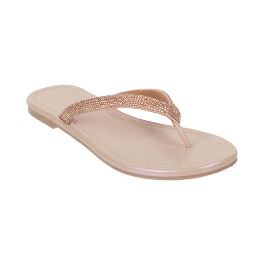 Rose gold store house slippers