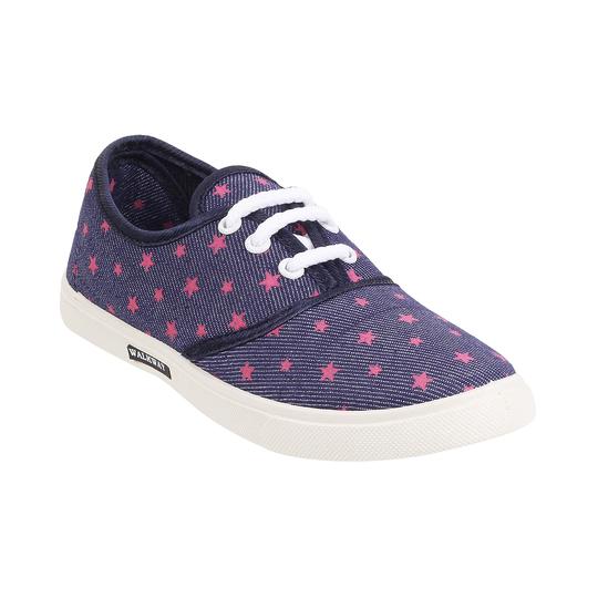 Walkway Women Light-Blue Casual Sneakers