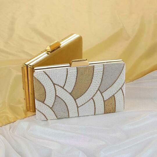 Walkway Women Gold Clutch