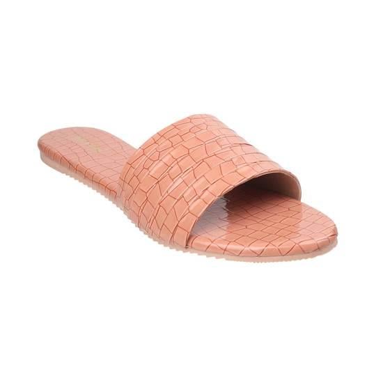 Walkway Peach Casual Slippers
