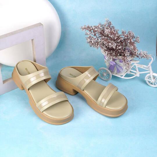 Walkway Women Beige Casual Mules