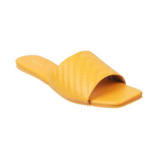 Walkway Yellow Casual Slip Ons