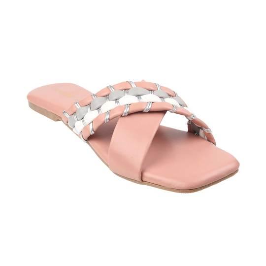Walkway Women Peach Casual Slippers
