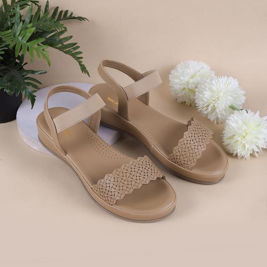 Walkway Women Beige Casual Sandals