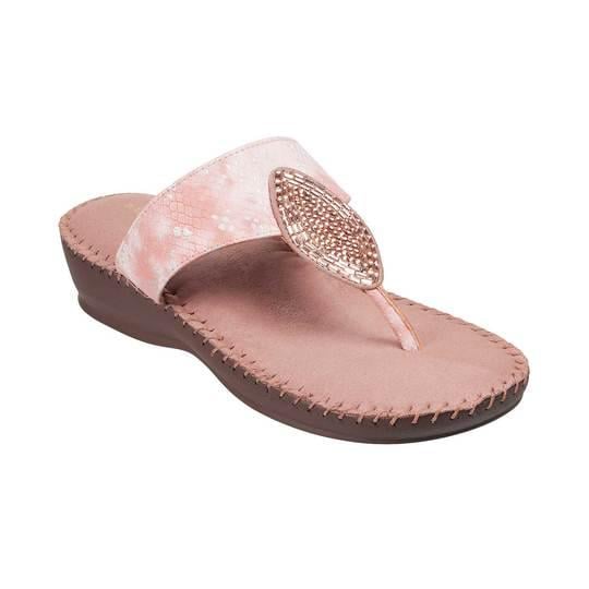 Walkway Pink Casual Slippers
