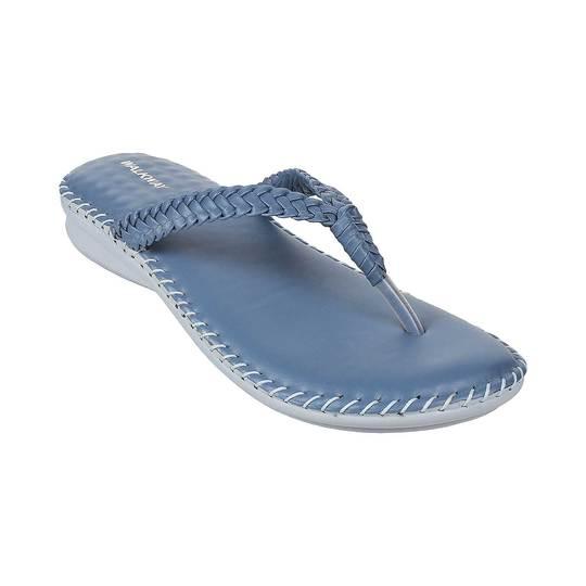 Walkway Blue Casual Slippers