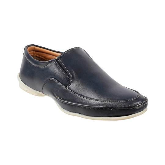 Walkway Boys Blue Formal Moccasin