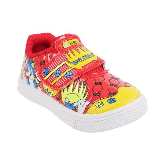 Walkway Boys Red Casual Sneakers