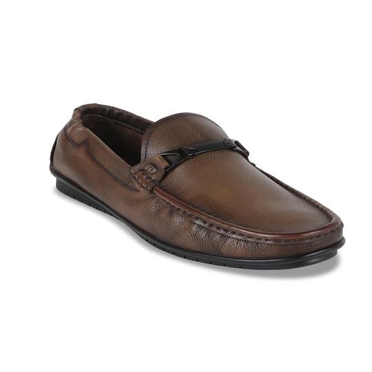 ID Men Tan Casual Loafers