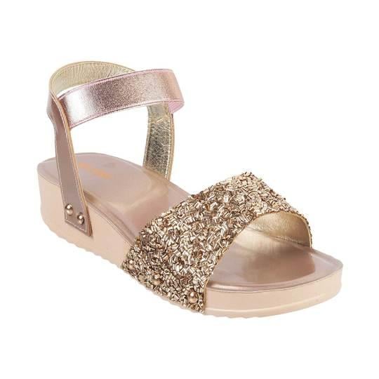 Walkway Antique-Gold Casual Sandals