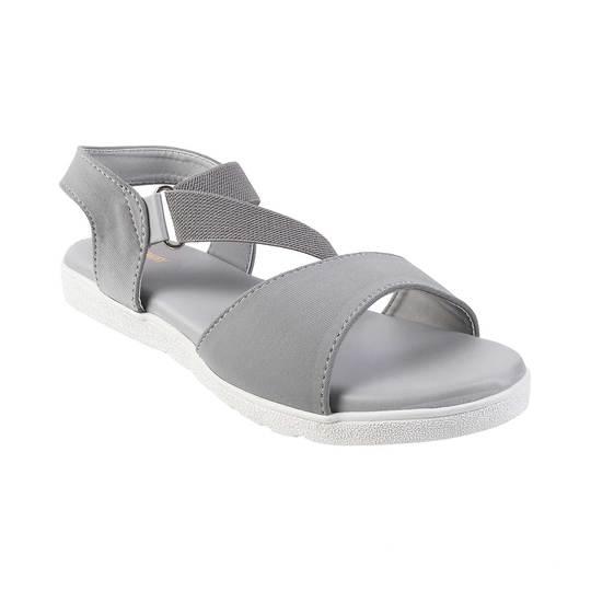 Walkway Girls Grey Casual Sandals