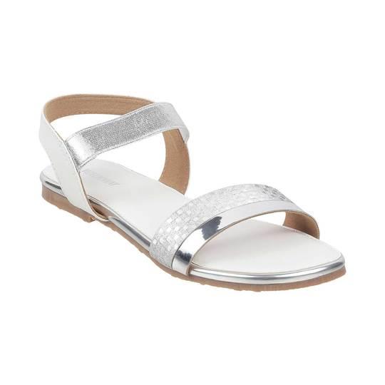 Walkway Silver Casual Sandals