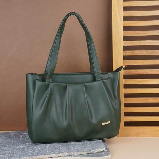 Walkway Women Green Shoulder Bag