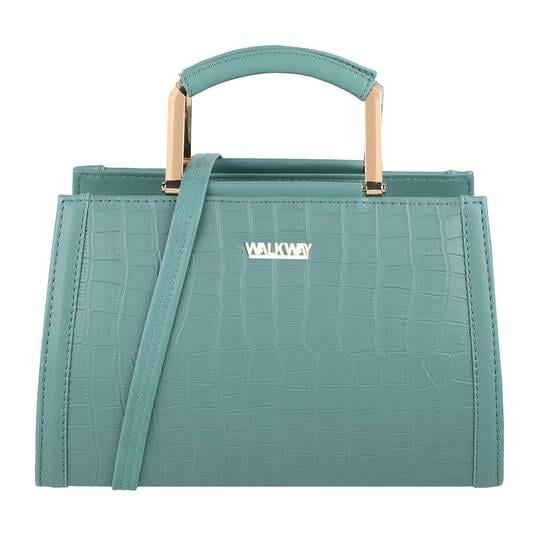 Walkway Women Light-green Satchel Bag