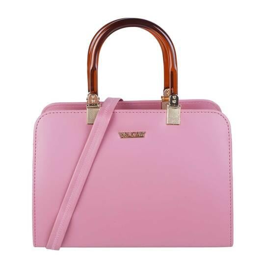 Walkway Women Pink Satchel Bag