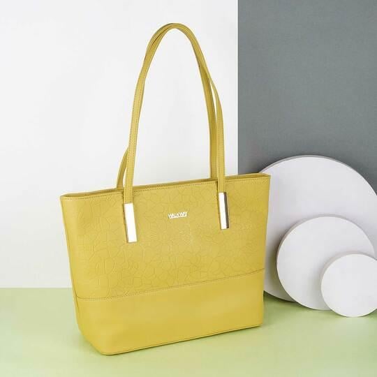 Walkway Women Yellow Tote Bag