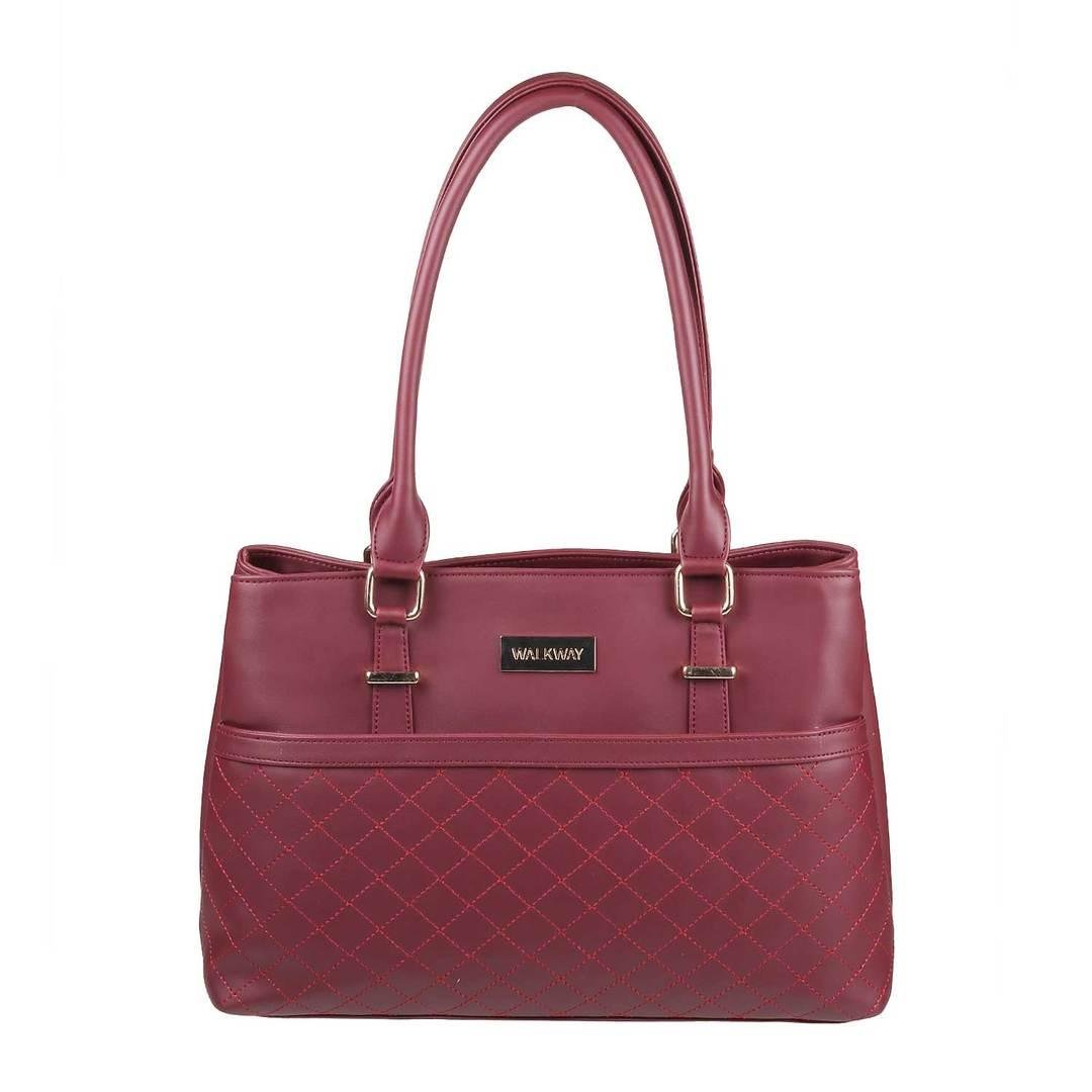 Convertible Executive Leather Bag Classic Size in Burgundy | Silver & Riley