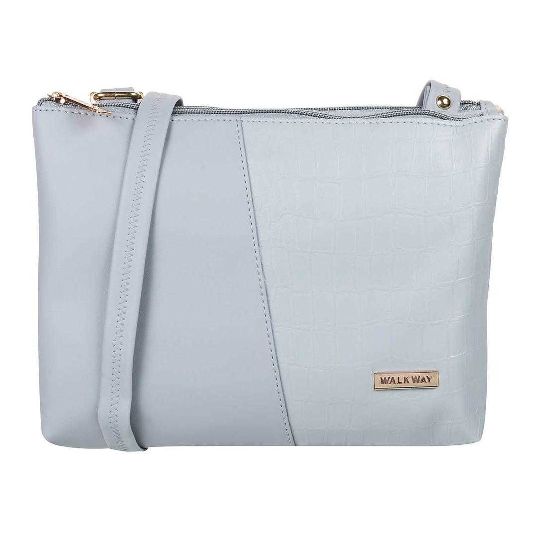 Light blue sales sling bag