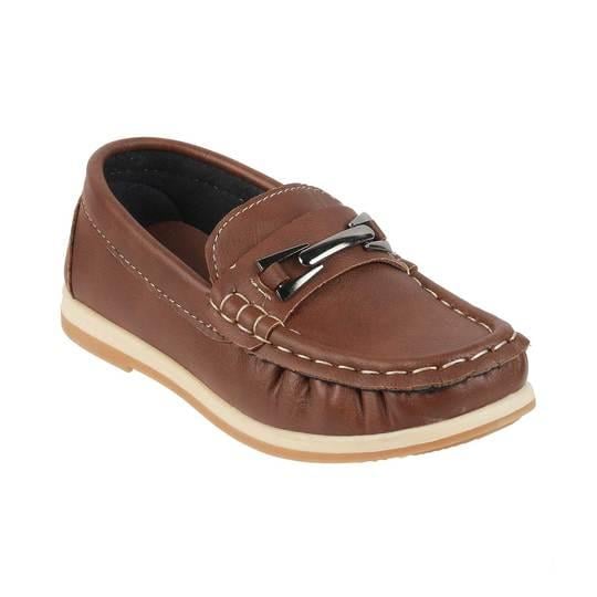 Kittens Boys Brown Casual Loafers