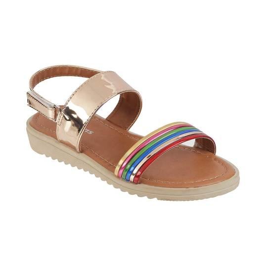 Kittens Gold Casual Sandals