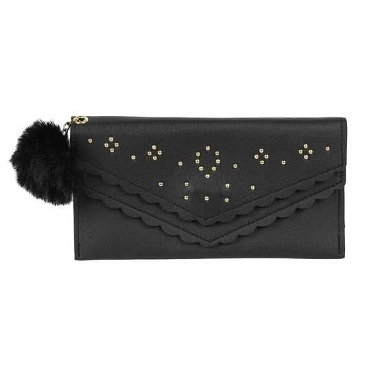 Walkway Women Black Wallet