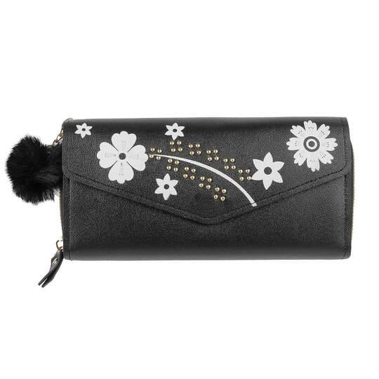 Walkway Women Black Wallet